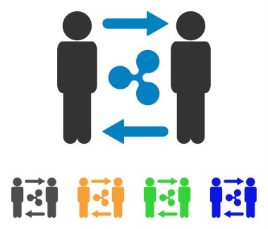 Kişilerin Exchange dalgalanma vektör simgesi