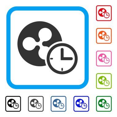 Dalgalanma kredi Counter simge çerçeveli