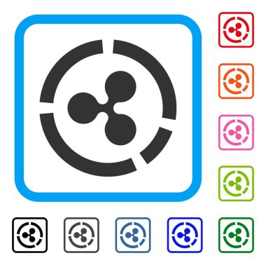 Dalgalanma diyagram simgesi çerçeveli