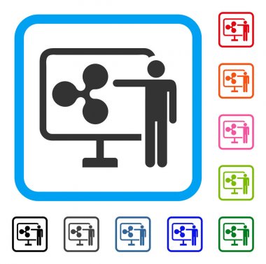 Dalgalanma genel bildirim simgesi çerçeveli