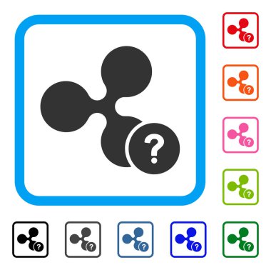 Bilinmeyen durum çerçeveli simgesi dalgalanma