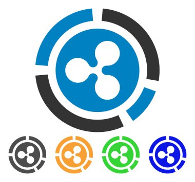 Diyagram vektör simge dalgalanma