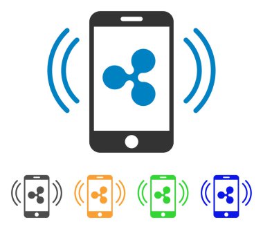 Telefon denetim vektör simgesi dalgalanma