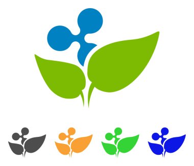 Başlangıç Filiz vektör simge dalgalanma