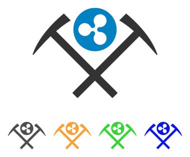 Çekiç vektör simge madencilik dalgalanma