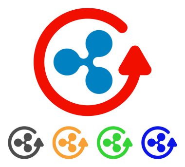 Ters ibraz vektör simge dalgalanma