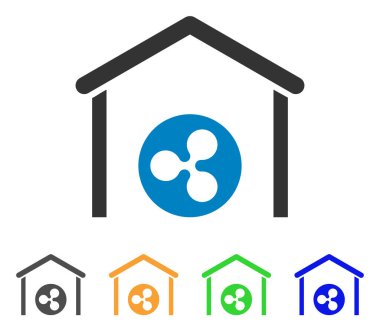 Madeni para garaj vektör simge dalgalanma