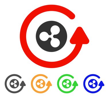 Para iadesi vektör simge dalgalanma