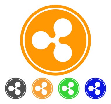 Sikke vektör simge dalgalanma