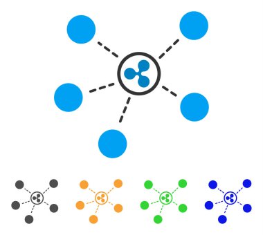 Bağlantıları vektör simgesi dalgalanma