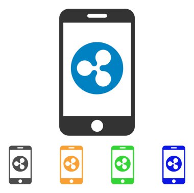 Telefon vektör simge dalgalanma