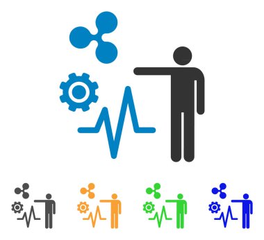 Nesne Analysis vektör simge dalgalanma