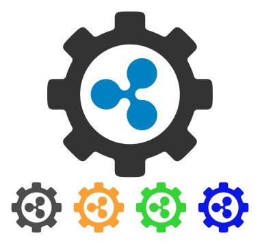 Seçenekleri dişli vektör simgesi dalgalanma