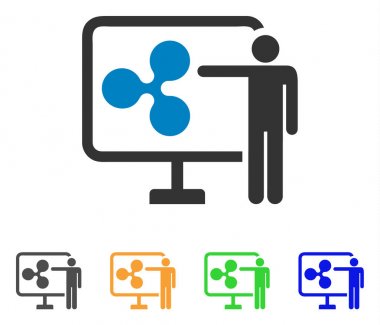 Genel rapor vektör simgesi dalgalanma