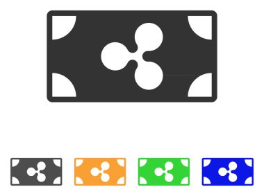 Banknot vektör simge dalgalanma