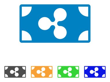 Banknot vektör simge dalgalanma