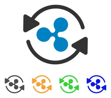 Dalgalanma vektör simge Yenile