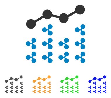 Analytics vektör simge dalgalanma