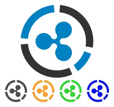 Diyagram vektör simge dalgalanma