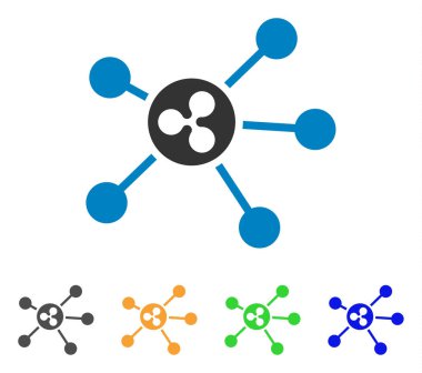 Bağlantılar vektör simge dalgalanma