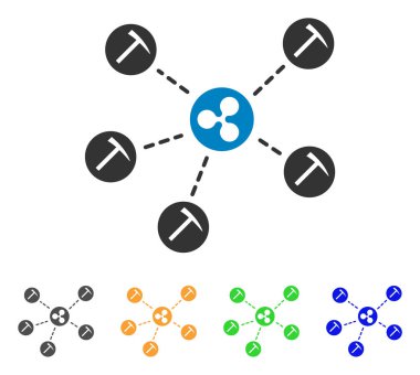 Araştırma ağı vektör simge dalgalanma