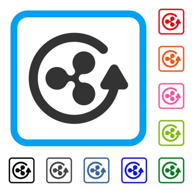 Dalgalanma Chargeback simgesi çerçeveli