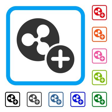 Dalgalanma sikke çerçeveli simge ekle