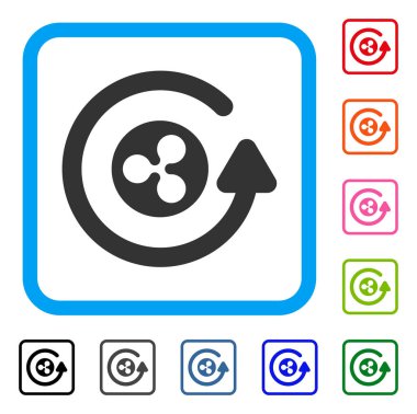 Dalgalanma para iadesi simgesi çerçeveli