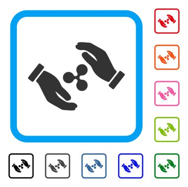 Dalgalanma sigorta eller simgesini çerçeveli