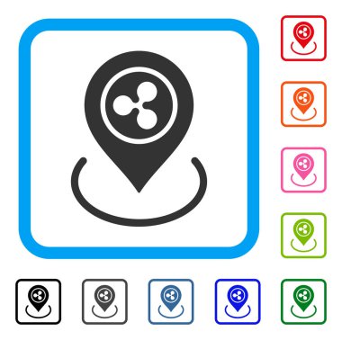 Dalgalanma konumu simgesi çerçeveli