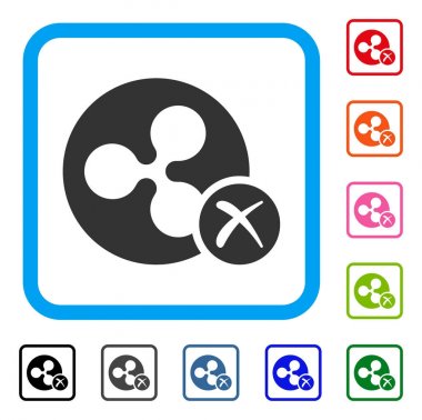 Dalgalanma Reddet simgesi çerçeveli