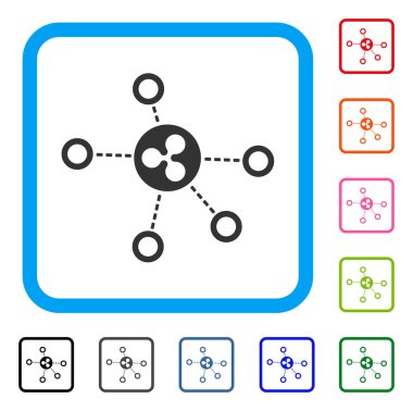 Dalgalanma ilişkiler simgesi çerçeveli