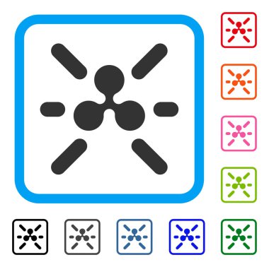 Dalgalanma Parlatıcı simgesi çerçeveli