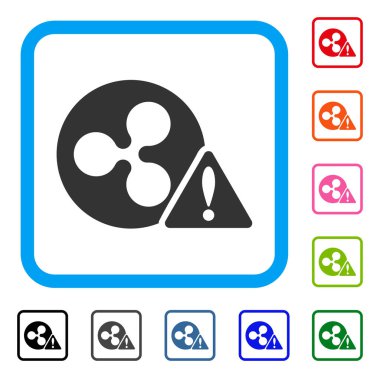 Dalgalanma uyarı simgesi çerçeveli