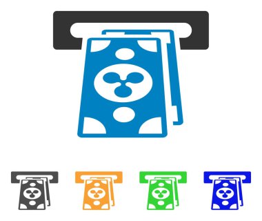 ATM Terminal vektör simge dalgalanma