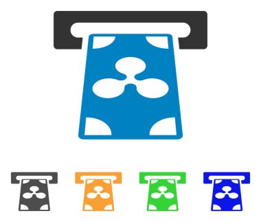 ATM vektör simge bankacılık dalgalanma