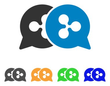 Teklifleri vektör simge dalgalanma