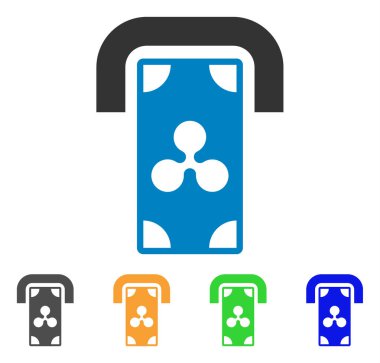 Bankamatiğe Terminal vektör simge dalgalanma