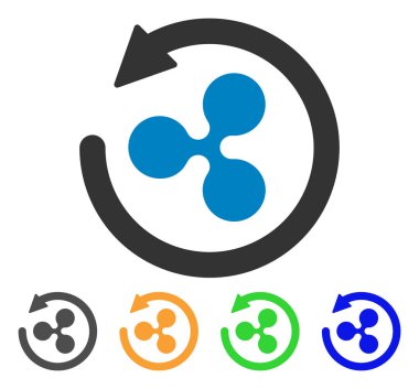 Ters ibraz vektör simge dalgalanma