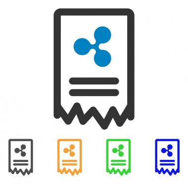 Çek vektör simge dalgalanma