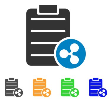 Fiyat listesi vektör simge dalgalanma