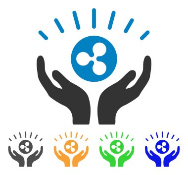 Refah eller vektör simge dalgalanma