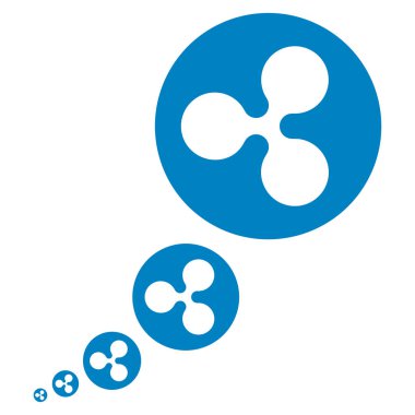 Enflasyon düz simgesi dalgalanma