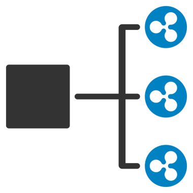 Yapısı diyagramı düz simgesi dalgalanma