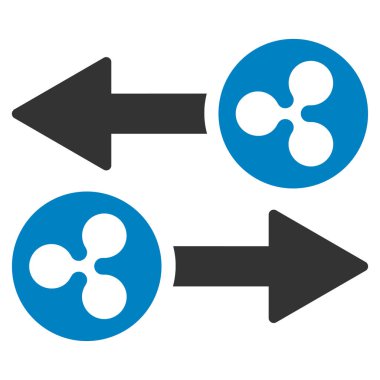 İşlem okları düz simgesi dalgalanma