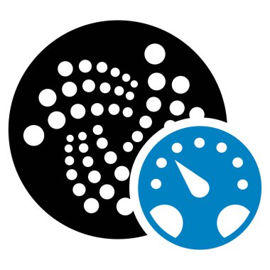 Iota ölçüm düz simgesi