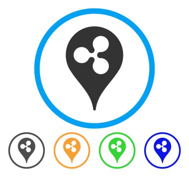 İşaretçiyi yuvarlatılmış simgesi dalgalanma