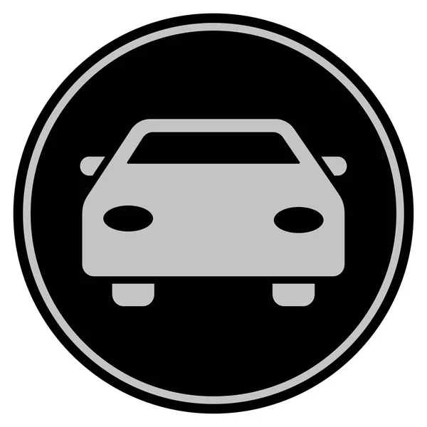 Auto schwarze Münze — Stockvektor