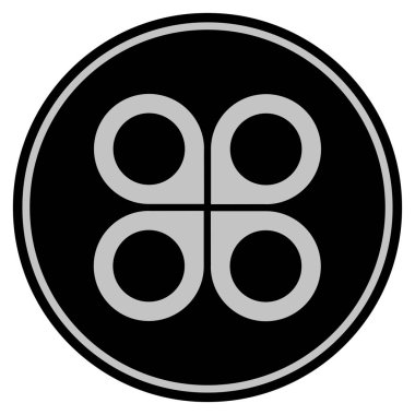 Hava dron siyah madeni para