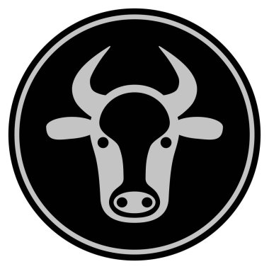 İnek başına jeton siyah